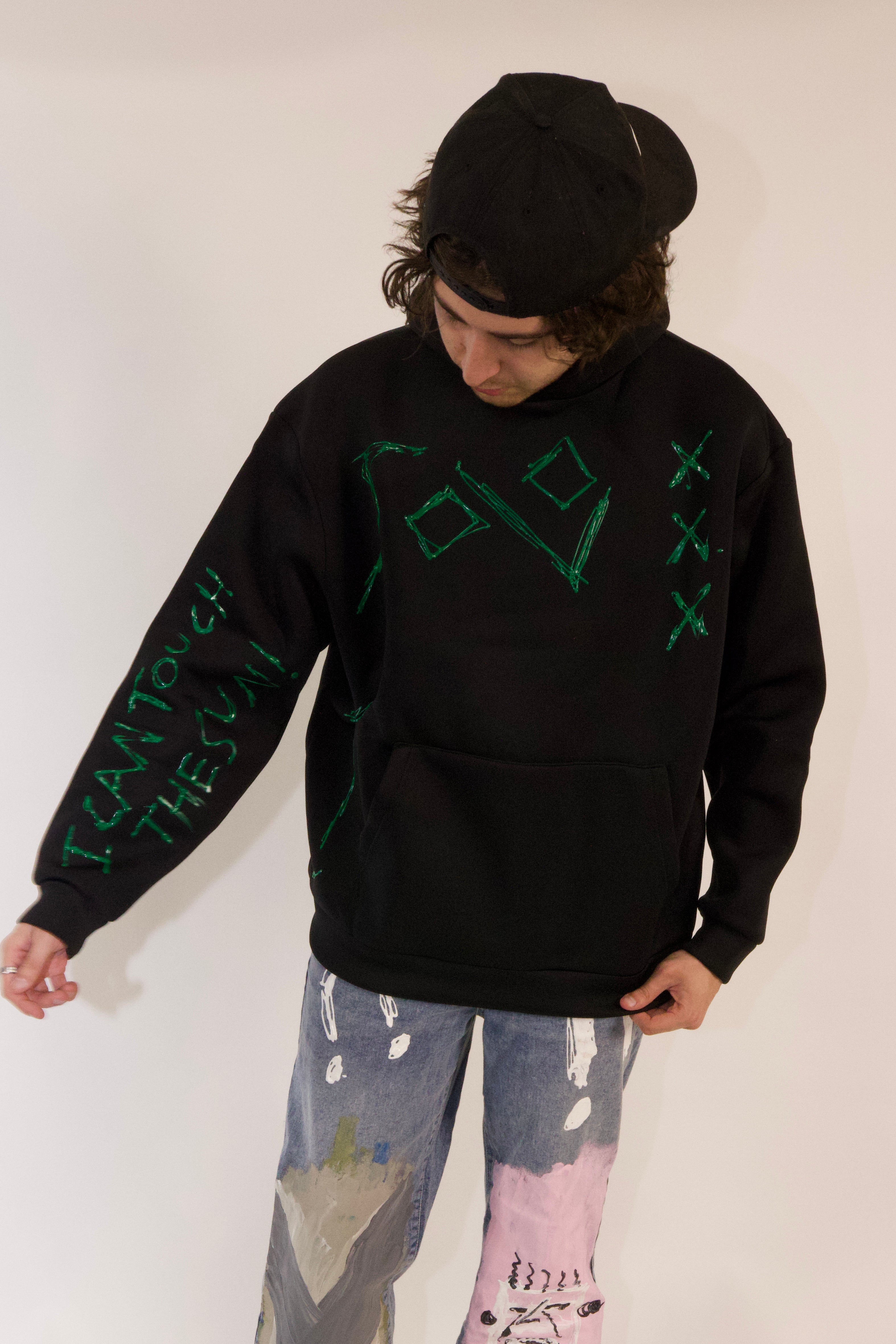 solo "NOSY" nylon hoodie (1 of 1)