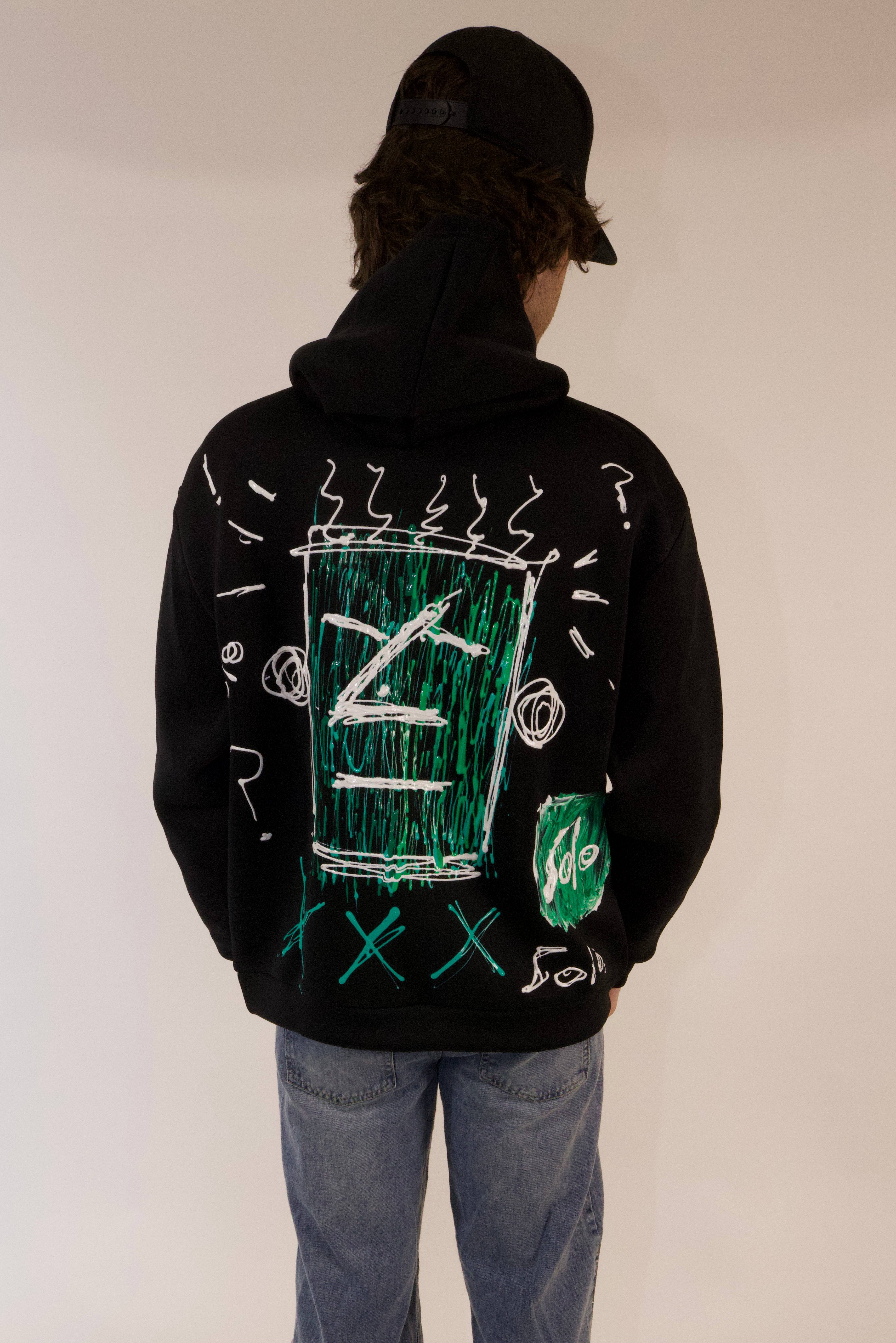 solo "NOSY" nylon hoodie (1 of 1)