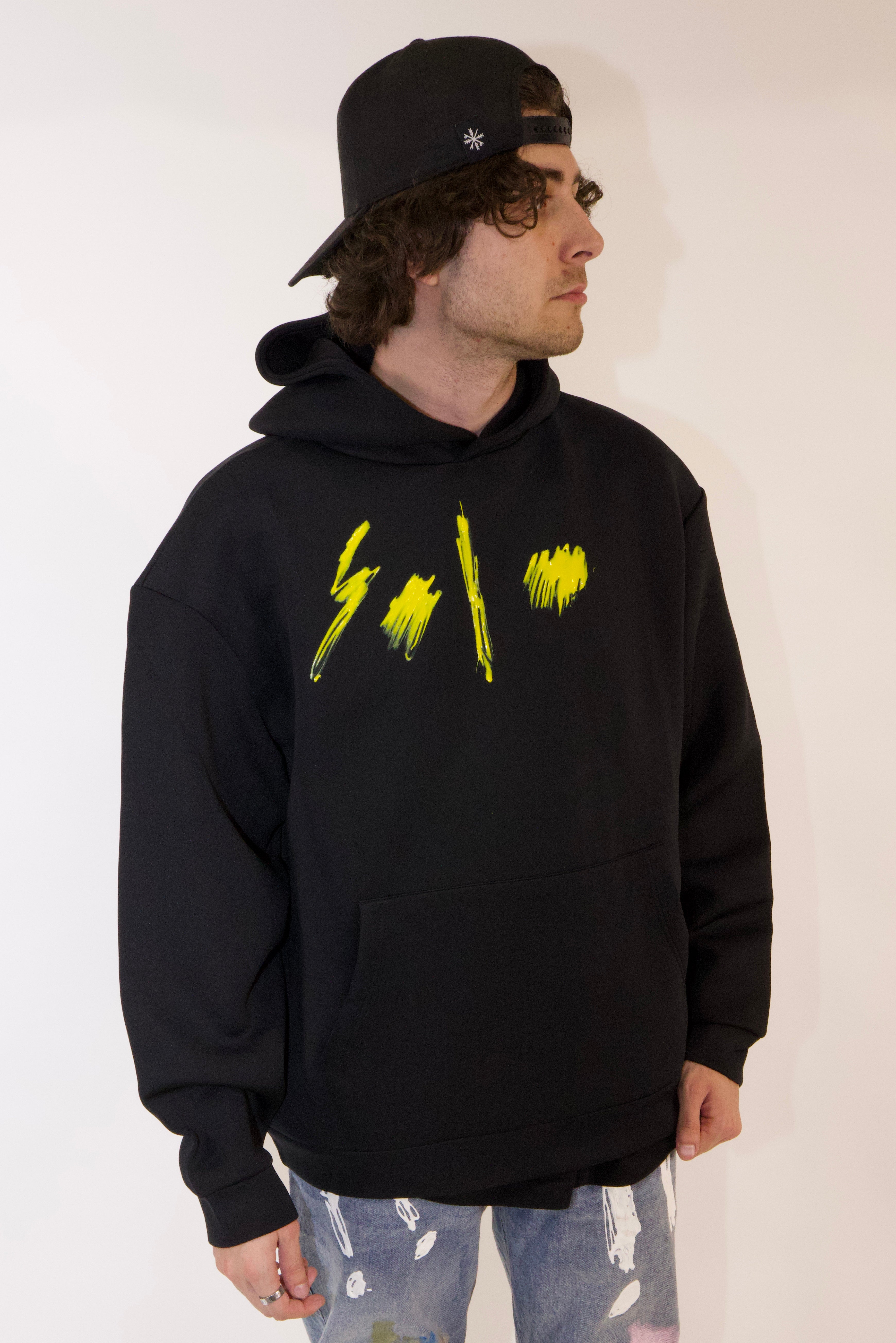 solo "ZAPPED" nylon hoodie (1 of 1)